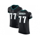 Nike Philadelphia Eagles #77 Michael Bennett Black Alternate Men Stitched NFL Vapor Untouchable Elite Jersey