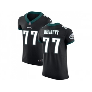 Nike Philadelphia Eagles #77 Michael Bennett Black Alternate Men Stitched NFL Vapor Untouchable Elite Jersey