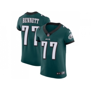 Nike Philadelphia Eagles #77 Michael Bennett Midnight Green Team Color Men Stitched NFL Vapor Untouchable Elite Jersey