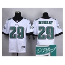 nike jerseys philadelphia eagles #29 demarco murray white[Elite][signature]