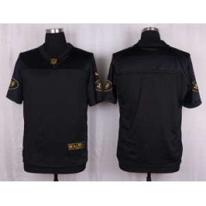 nike nfl jerseys new york jets blank black gold collection[Elite]