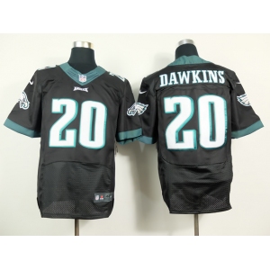 nike nfl jerseys philadelphia eagles #20 dawkins black[Elite]