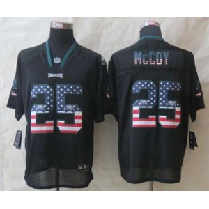 nike nfl jerseys philadelphia eagles #25 mccoy black[Elite USA flag fashion]