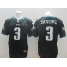 nike nfl jerseys philadelphia eagles #3 sanghez  black[Elite]