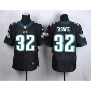 nike nfl jerseys philadelphia eagles #32 rowe black[Elite]