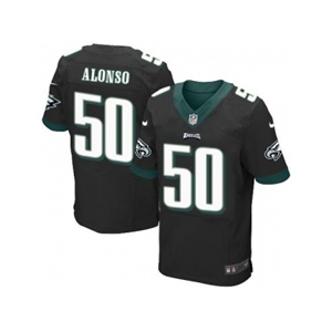 nike nfl jerseys philadelphia eagles #50 alonso black[Elite]