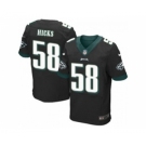 nike nfl jerseys philadelphia eagles #58 jordan hicks black[Elite][hicks]