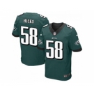 nike nfl jerseys philadelphia eagles #58 jordan hicks green[Elite][hicks]