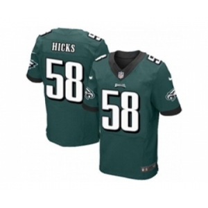 nike nfl jerseys philadelphia eagles #58 jordan hicks green[Elite][hicks]