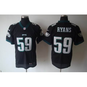 nike nfl jerseys philadelphia eagles #59 ryans black[Elite]