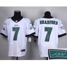 nike nfl jerseys philadelphia eagles #7 bradford white[Elite bradford][signature]