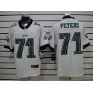 nike nfl jerseys philadelphia eagles #71 peters white[Elite]