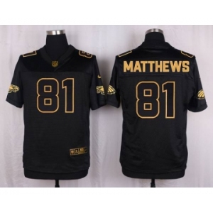 nike nfl jerseys philadelphia eagles #81 matthews black gold collection[Elite]