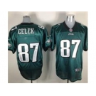 nike nfl jerseys philadelphia eagles #87 brent celek green[Elite]