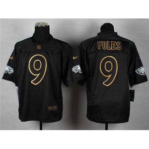 nike nfl jerseys philadelphia eagles #9 foles black[Elite gold lettering fashion]