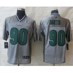 nike nfl jerseys philadelphia eagles #90 smith grey[Elite vapor]