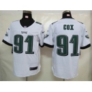 nike nfl jerseys philadelphia eagles #91 cox white[Elite]