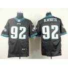 nike nfl jerseys philadelphia eagles #92 r.white black[Elite]