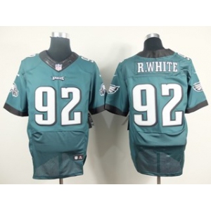 nike nfl jerseys philadelphia eagles #92 r.white green[Elite]