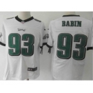 nike nfl jerseys philadelphia eagles #93 jason babin white[Elite]