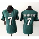 nike women nfl jerseys philadelphia eagles #7 bradford black[nike][bradford]