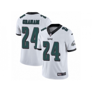 Men Nike Philadelphia Eagles #24 Corey Graham White Vapor Untouchable Limited Player NFL Jersey