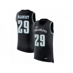 Men Nike Philadelphia Eagles #29 LeGarrette Blount Black Rush Player Name & Number Tank Top NFL Jersey