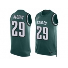 Men Nike Philadelphia Eagles #29 LeGarrette Blount Limited Midnight Green Player Name & Number Tank Top NFL Jersey