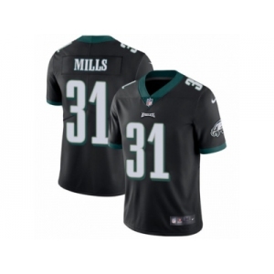 Men Nike Philadelphia Eagles #31 Jalen Mills Black Alternate Vapor Untouchable Limited Player NFL Jersey