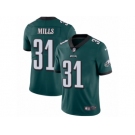 Men Nike Philadelphia Eagles #31 Jalen Mills Midnight Green Team Color Vapor Untouchable Limited Player NFL Jersey