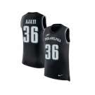 Men Nike Philadelphia Eagles #36 Jay Ajayi Black Alternate Stitched NFL Limited Rush Tank Top Jersey