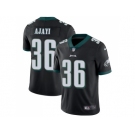 Men Nike Philadelphia Eagles #36 Jay Ajayi Black Alternate Stitched NFL Vapor Untouchable Limited Jersey