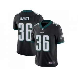 Men Nike Philadelphia Eagles #36 Jay Ajayi Black Alternate Stitched NFL Vapor Untouchable Limited Jersey