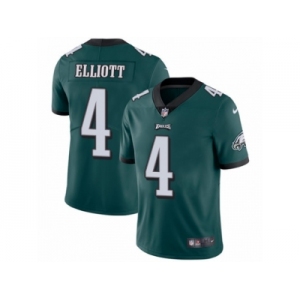 Men Nike Philadelphia Eagles #4 Jake Elliott Midnight Green Team Color Vapor Untouchable Limited Player NFL Jersey