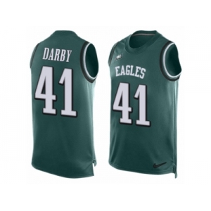 Men Nike Philadelphia Eagles #41 Ronald Darby Limited Midnight Green Player Name & Number Tank Top NFL Jersey