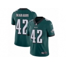 Men Nike Philadelphia Eagles #42 Chris Maragos Midnight Green Team Color Vapor Untouchable Limited Player NFL Jersey