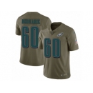 Men Nike Philadelphia Eagles #60 Chuck Bednarik Limited Olive 2017 Salute to Service NFL Jersey