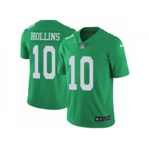 Men's Nike Philadelphia Eagles #10 Mack Hollins Limited Green Rush NFL Jersey