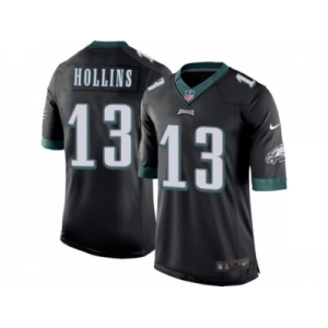 Men's Nike Philadelphia Eagles #13 Mack Hollins Limited Black Alternate NFL Jersey