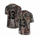 Men's Nike Philadelphia Eagles #13 Nelson Agholor Camo Rush Realtree Limited NFL Jersey