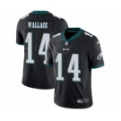 Men's Nike Philadelphia Eagles #14 Mike Wallace Black Alternate Vapor Untouchable Limited Player NFL Jersey