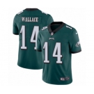 Men's Nike Philadelphia Eagles #14 Mike Wallace Midnight Green Team Color Vapor Untouchable Limited Player NFL Jersey