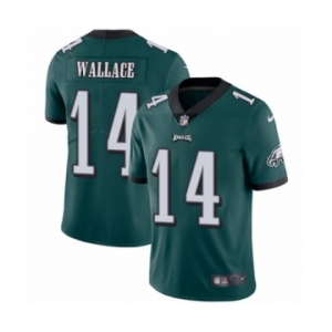 Men's Nike Philadelphia Eagles #14 Mike Wallace Midnight Green Team Color Vapor Untouchable Limited Player NFL Jersey