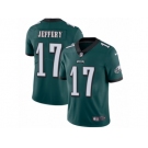 Men's Nike Philadelphia Eagles #17 Alshon Jeffery Vapor Untouchable Limited Midnight Green Team Color NFL Jersey