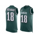 Men's Nike Philadelphia Eagles #18 Dorial Green-Beckham Limited Midnight Green Player Name & Number Tank Top NFL Jersey