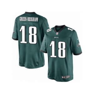 Men's Nike Philadelphia Eagles #18 Dorial Green-Beckham Limited Midnight Green Team Color NFL Jersey