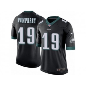 Men's Nike Philadelphia Eagles #19 Donnel Pumphrey Limited Black Alternate NFL Jersey