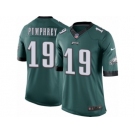 Men's Nike Philadelphia Eagles #19 Donnel Pumphrey Limited Midnight Green Team Color NFL Jersey