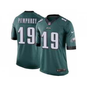 Men's Nike Philadelphia Eagles #19 Donnel Pumphrey Limited Midnight Green Team Color NFL Jersey