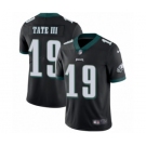 Men's Nike Philadelphia Eagles #19 Golden Tate III Black Alternate Vapor Untouchable Limited Player NFL Jersey